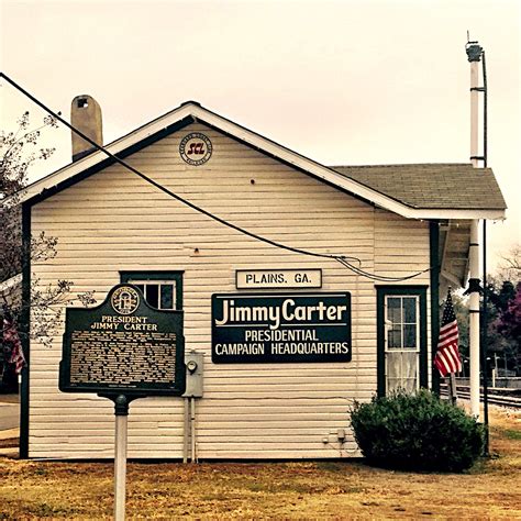 Learn about the life and legacy of Jimmy Carter, the 39th president of the United States and Nobel Peace Prize Laureate, who still lives in Plains, Georgia. Explore his boyhood farm, his high school, and his 1976 presidential campaign headquarters. See how he used his moral convictions and community service to make a difference in his presidency and beyond. 